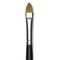 Trekell Synthetic Gold Taklon Brush - Cat's Tongue, Short Handle, Size 10